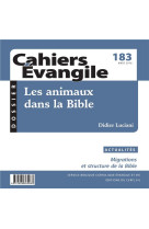 CAHIERS D-EVANGILE 183 - XXX - NC