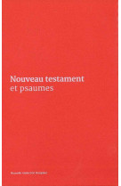 NOUVEAU TESTAMENT ET PSAUMES - COUVERTURE VINYLE ROSE - A.E.L.F. - Ed. de l'Emmanuel
