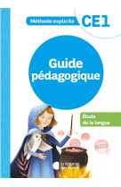 METHODE EXPLICITE - EDL CE1 - GUIDE PEDAGOGIQUE - XXX - ECOLES PARIS