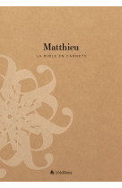 La Bible en carnets - Matthieu - BLF Editions - BLF EUROPE