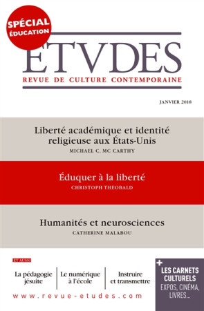ETUDES NO 4245 / JANVIER 2018 / SPECIAL EDUCATION - XXX - NC