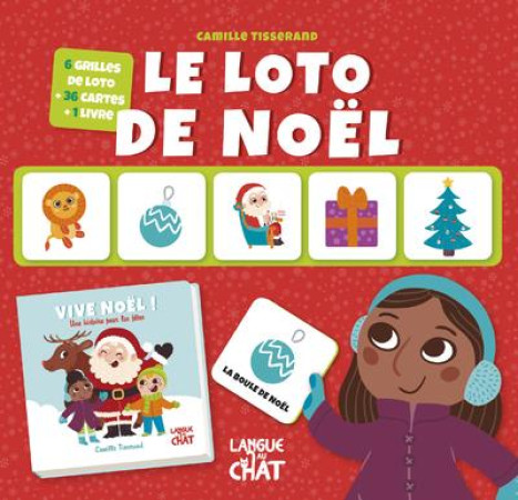 LOTO DE NOEL / MON COFFRET LOTO - TISSERAND CAMILLE - LANGUE AU CHAT
