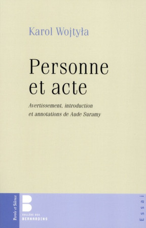 PERSONNE ET ACTE (NED) - WOTJYLA KAROL - PAROLE SILENCE