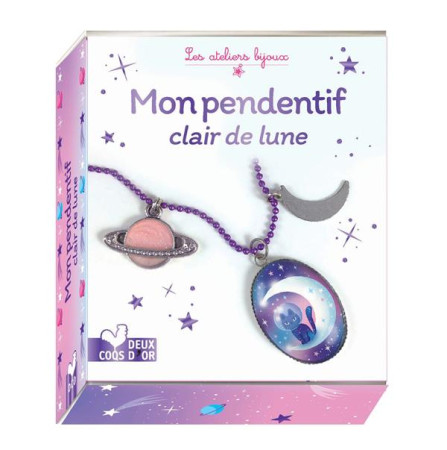 MON PENDENTIF CLAIR DE LUNE - MADEMOISELLE LUPIN - HACHETTE