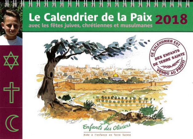 CALENDRIER DE LA PAIX 2018 -  Collectif - AQUARAILES