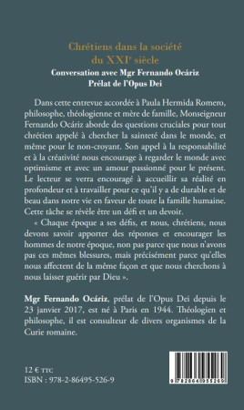 CHRETIENS AU XXIEME SIECLE - Paula Hermida Romero - LAURIER