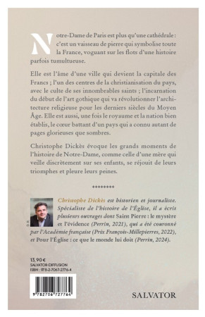 NOTRE-DAME DE PARIS : PAGES D'HISTOIRE - Christophe Dickès - SALVATOR