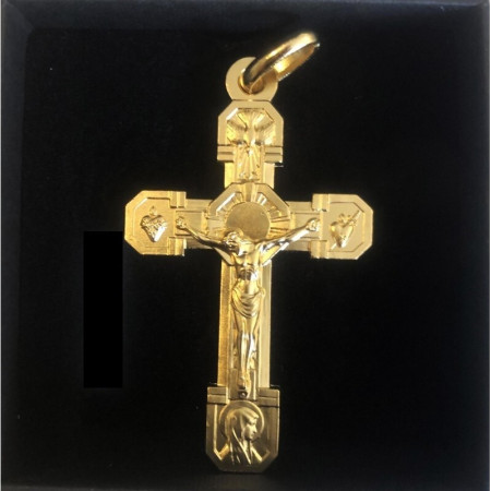 Croix du Pardon couleur or -  Collectif - BONNENOUVELLE