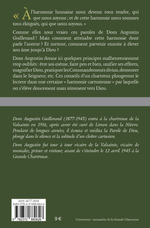 Harmonie cartusienne - Augustin GUILLERAND - STE MADELEINE