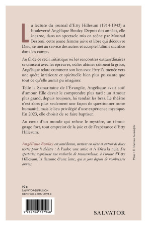Mon chemin avec Etty Hillesum - Angélique Boulay, Angélique Boulay - SALVATOR