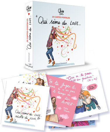 25 cartes "Qui sème du love" - Claire S2C,  S2C CLAIRE - EMMANUEL