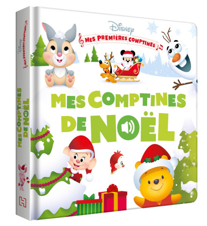 DISNEY BABY - Mes Premières Comptines - Mes Comptines de Noël -  Collectif,  Collectif - DISNEY HACHETTE