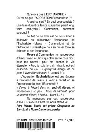 L'Eucharistie, Communion-Adoration -  - CONSEILS MANDRO